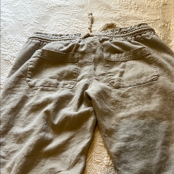 Roxy Beige Wide Leg Pants - Picture 3 of 3